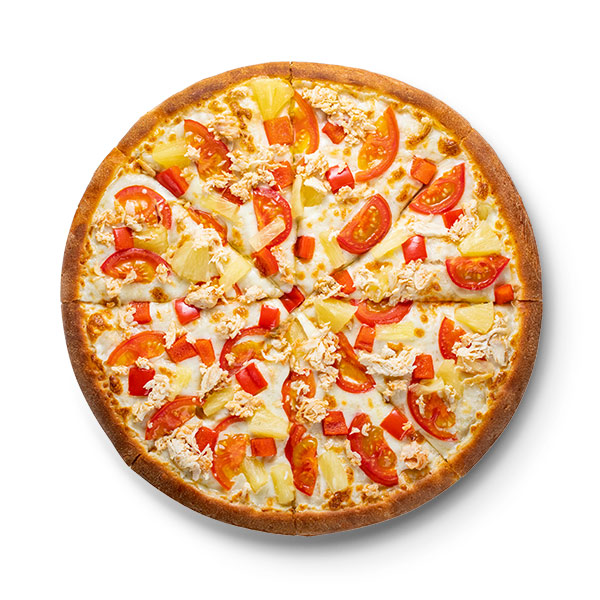 Пицца Гавайская тонкое тесто средняя (30см)