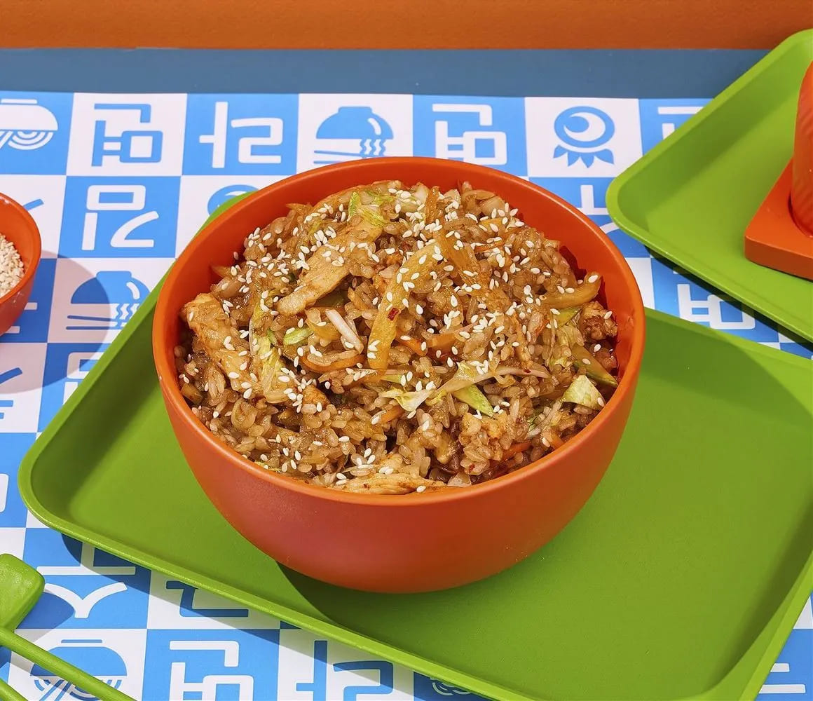 Рис с куриным филе в соусе Терияки