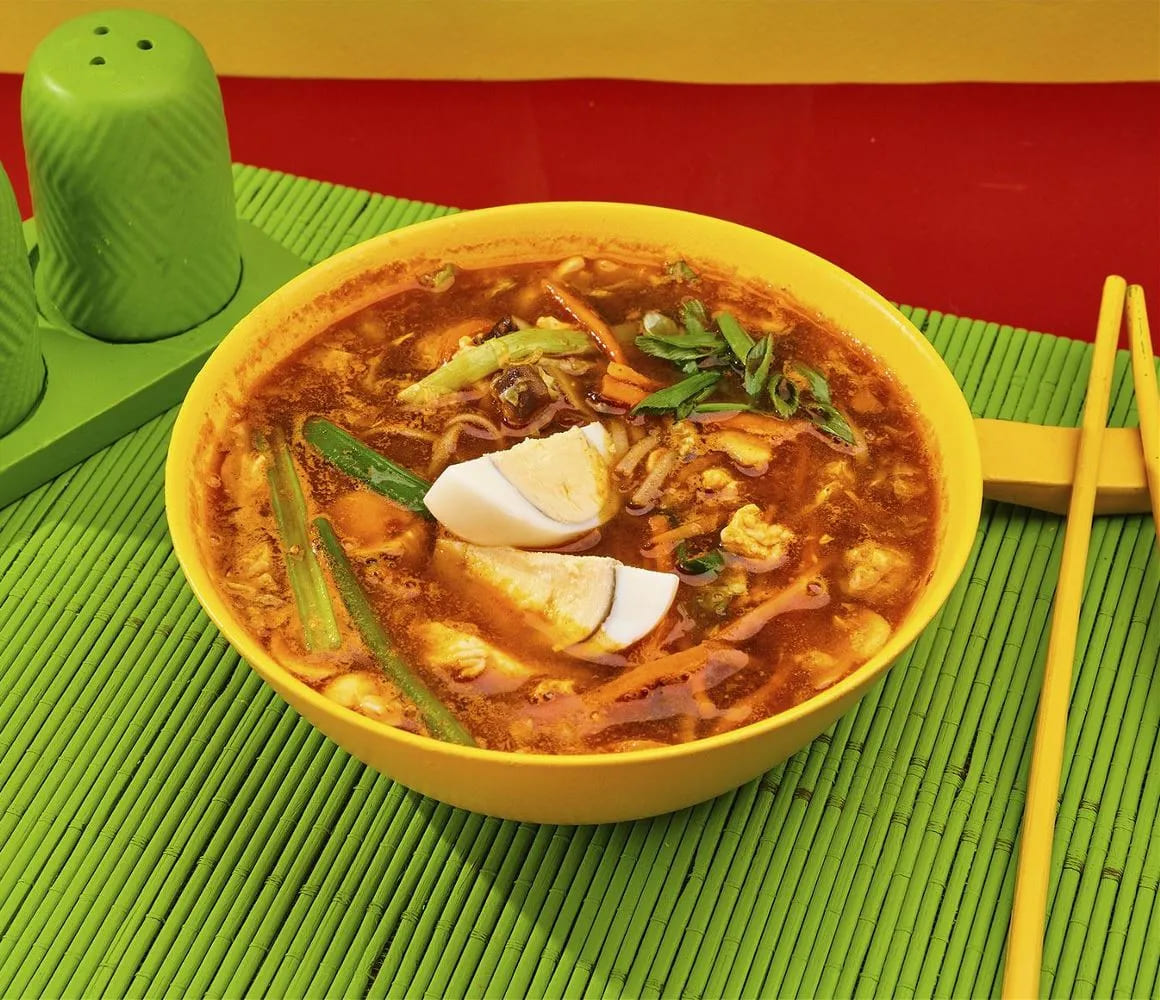 Суп Рамен с гречневой лапшой