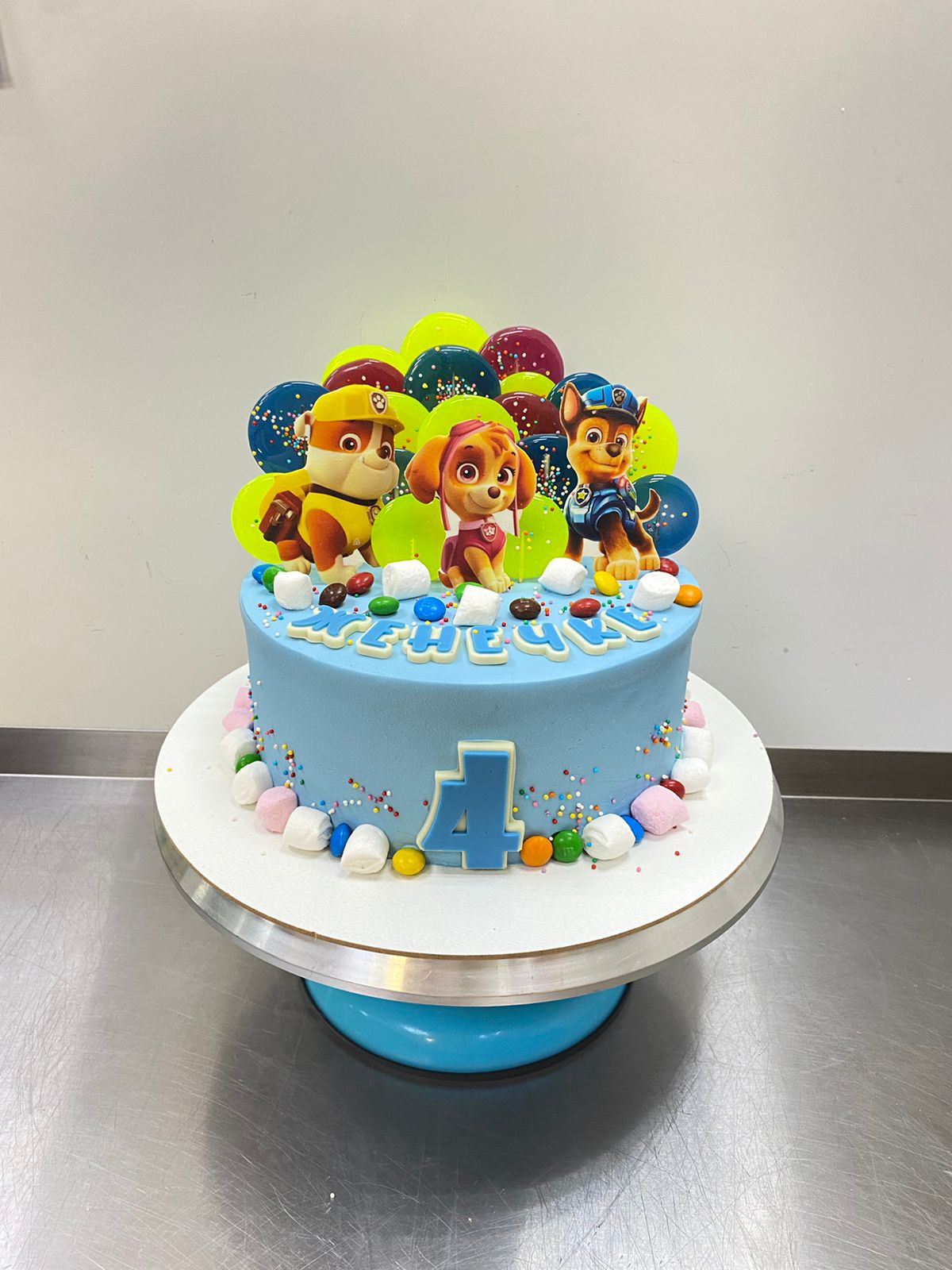 Торт Вриндаван на тему Щенячий патруль, 1,5кг