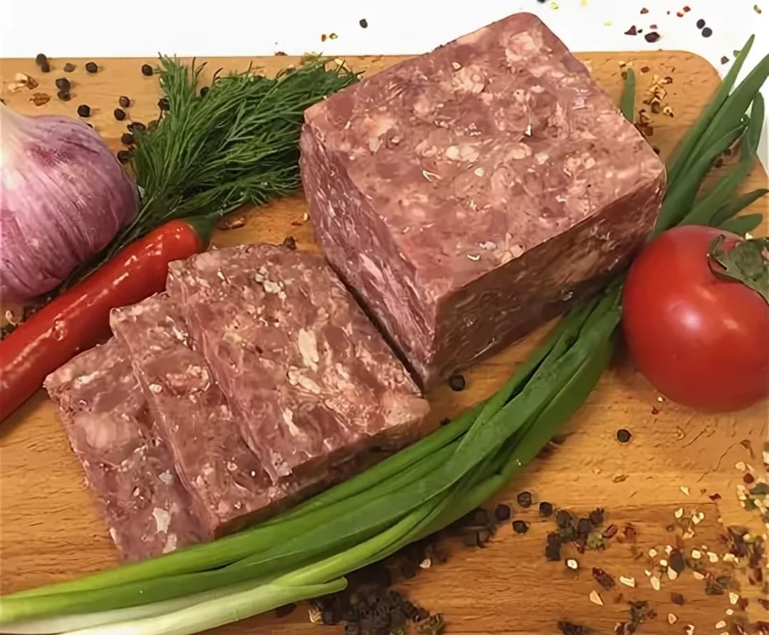 Говядина прессованная вареная вакуум, вес