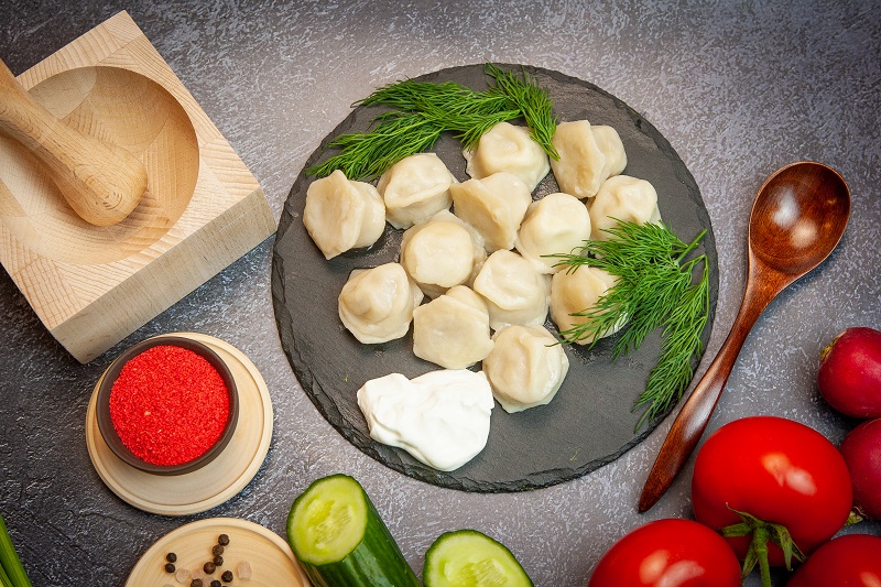 Домашние пельмени ручной лепки