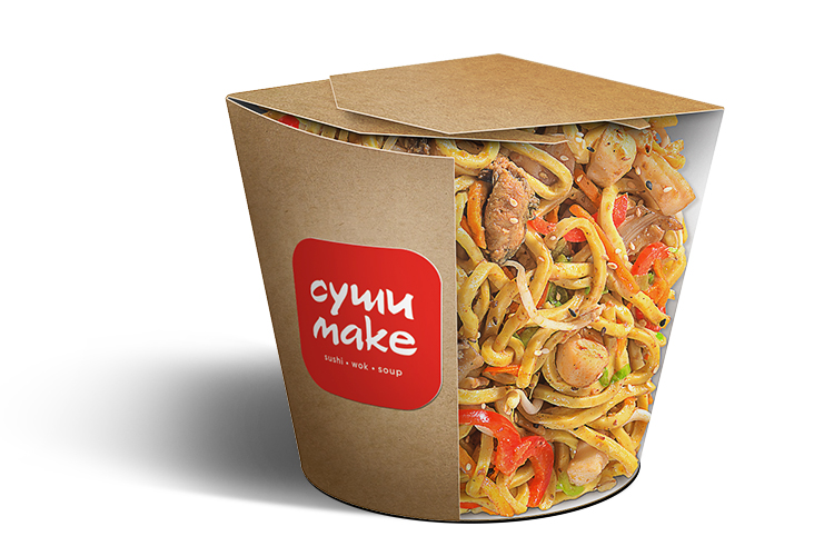 Удон с морепродуктами