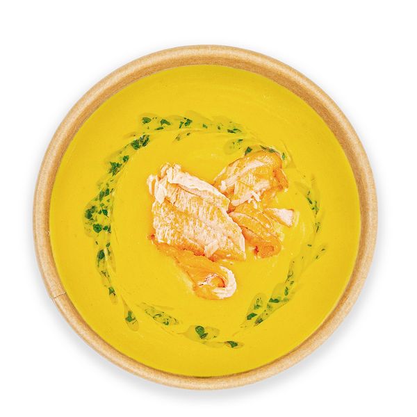 Суп-пюре с лососем